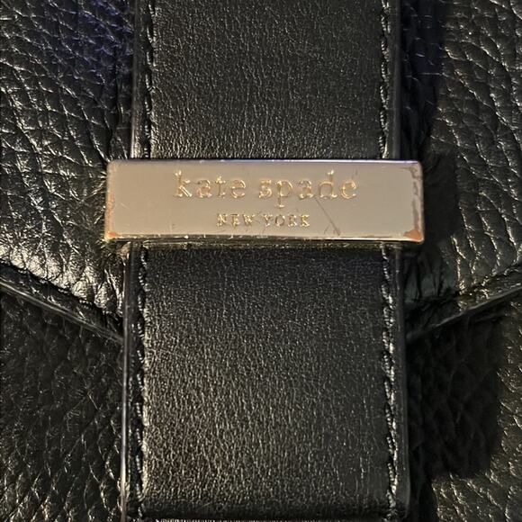 Kate Spade Josephine Black Leather Crossbody Bag - Picture 10 of 12